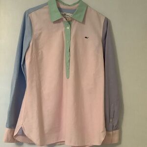 Vineyard Vines Pastel Colorblock Shirt